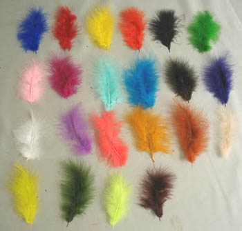 First Quality Fluffy Base Feathers 5"-6"