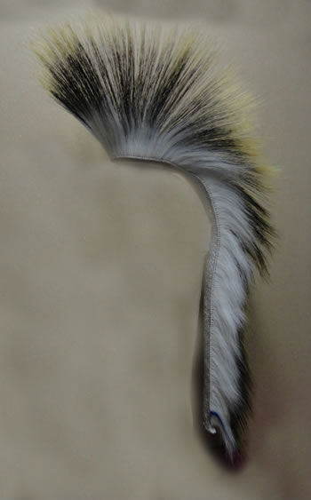 READY-MADE PORCUPINE HAIR ROACH DEER HAIR - INSIDE and OUT
